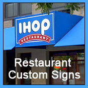 restaurant custom signs