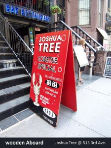 Joshua Tree Restaurant A-Board   