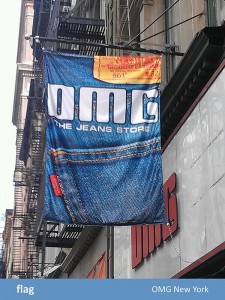 OMG Cloths Store Flag 